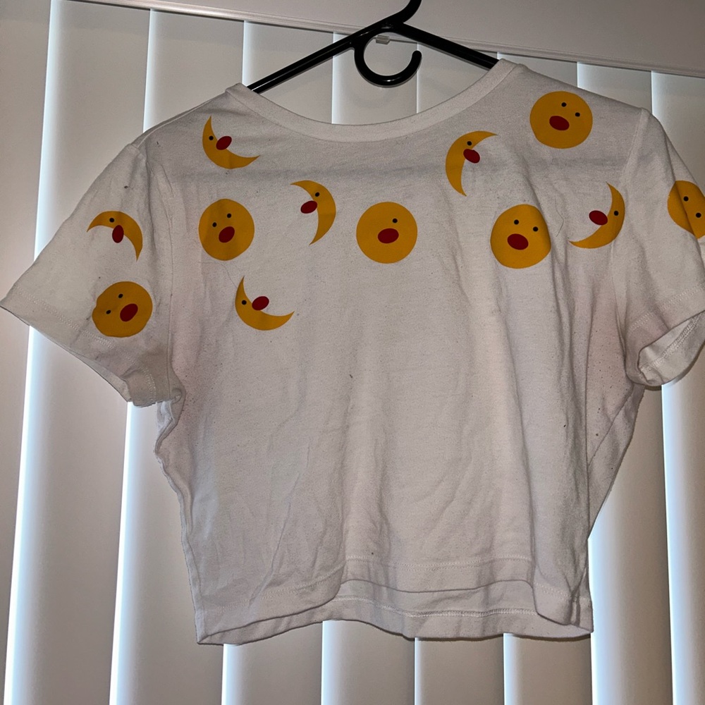 lunette crop tee (worn for halloween)